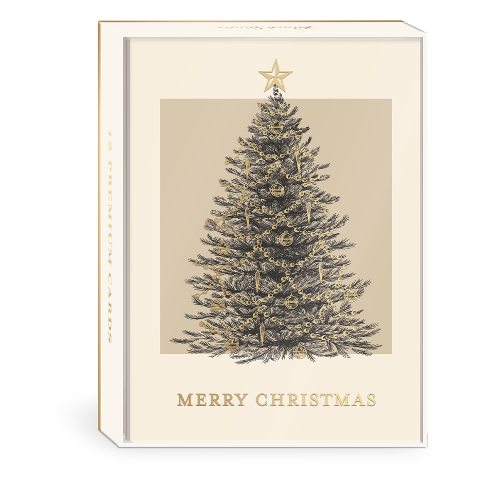 Holiday Tree Boxed Holiday Cards Punch Studio